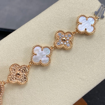 VAN CLEEF & ARPELS SWEET ALHAMBRA ROSE GOLD WATCH