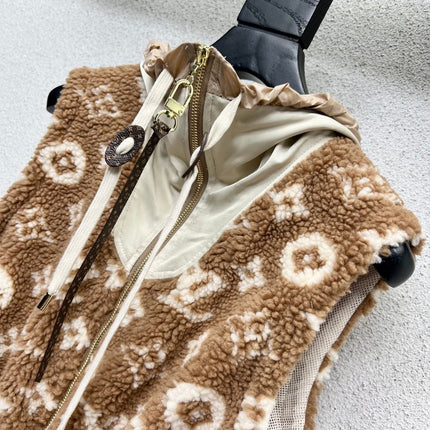 LOUIS VUITTON MONOGRAM FLEECE GILET STYLE 2146356