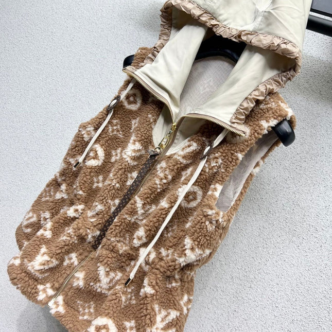 LOUIS VUITTON MONOGRAM FLEECE GILET STYLE 2146356