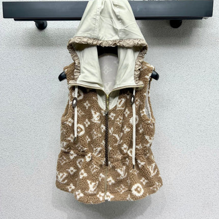 LOUIS VUITTON MONOGRAM FLEECE GILET STYLE 2146356