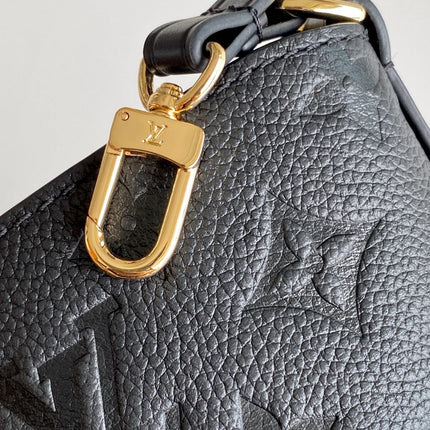 LV ALL IN ONE SHOULDER BAG 40 IN BLACK CALFSKIN