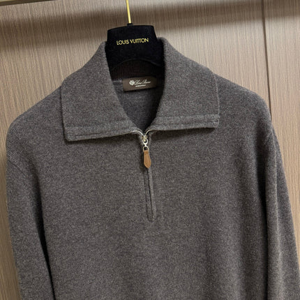 LP 26S ZIP NECK KNIT SWEATER 428