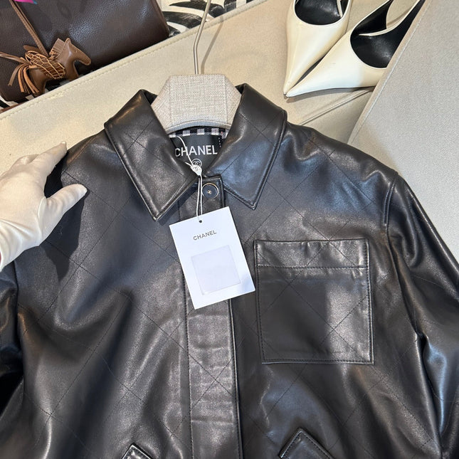 CHANEL 26S RETRO LEATHER JACKET 1287