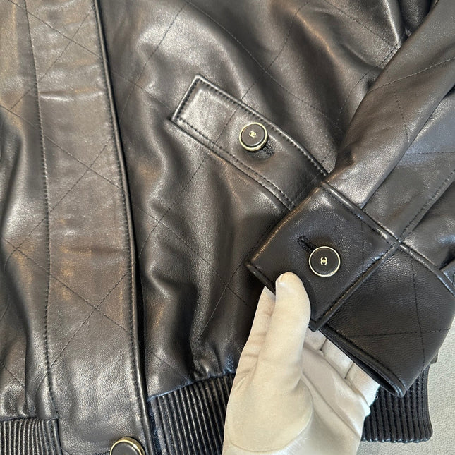 CHANEL 26S RETRO LEATHER JACKET 1287