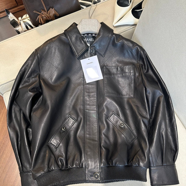 CHANEL 26S RETRO LEATHER JACKET 1287