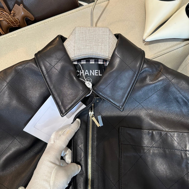 CHANEL 26S RETRO LEATHER JACKET 1287