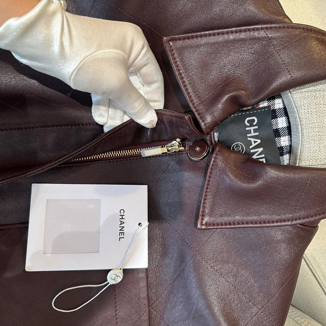 CHANEL 26S RETRO LEATHER JACKET 1286