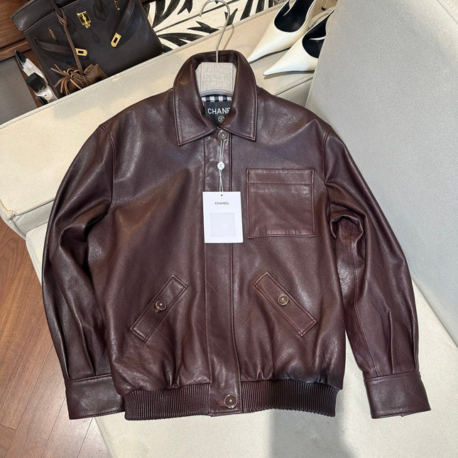 CHANEL 26S RETRO LEATHER JACKET 1286
