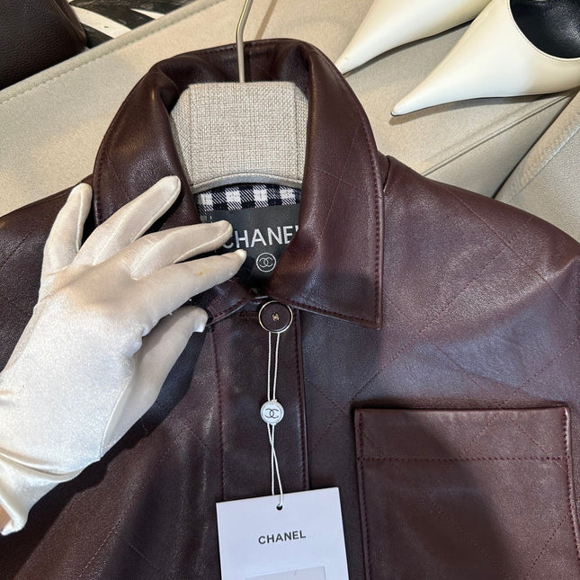 CHANEL 26S RETRO LEATHER JACKET 1286