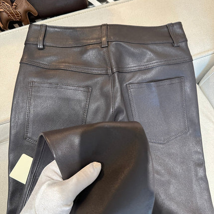 FENDI 26S STRETCH LEATHER PANTS 287