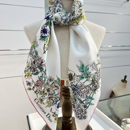DIOR 26S SCARF 90CM IN SILK 293853