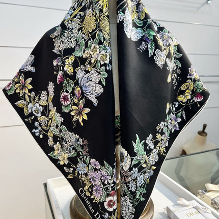 DIOR 26S SCARF 90CM IN SILK 293854