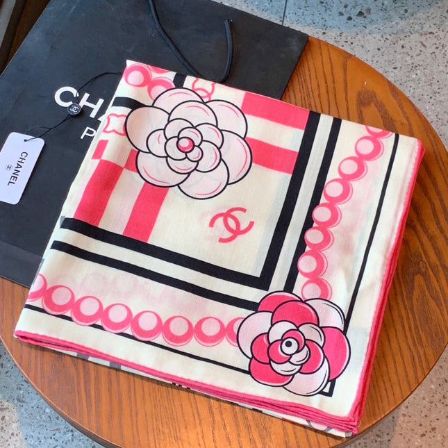 CHANEL 26S SCARF 135 IN CASHMERE AND SILK 306115