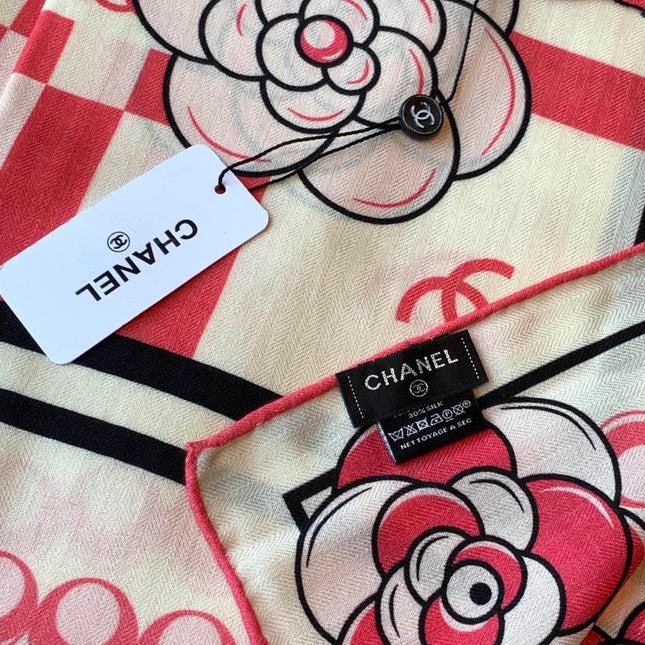 CHANEL 26S SCARF 135 IN CASHMERE AND SILK 306115