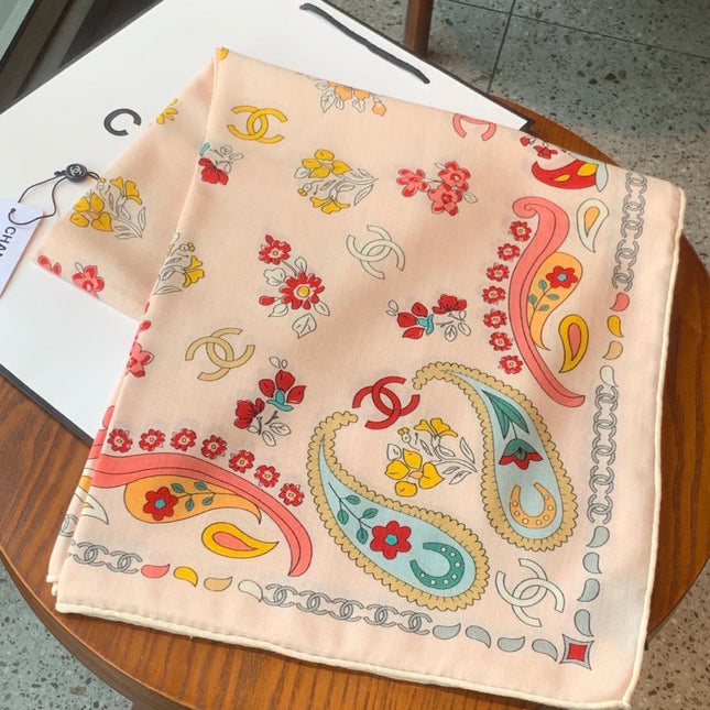 CHANEL 26S SCARF 135 IN CASHMERE AND SILK 306129