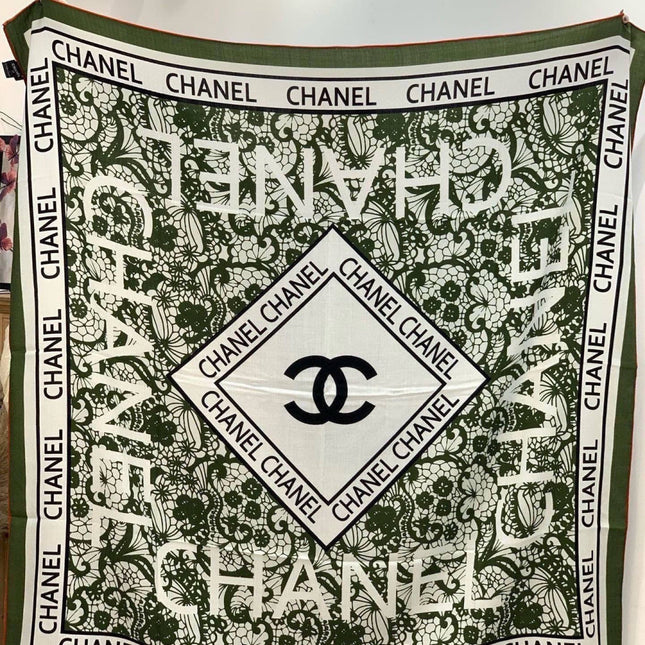 CHANEL 26S SCARF 135 IN CASHMERE AND SILK 306133