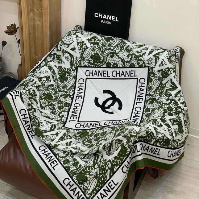 CHANEL 26S SCARF 135 IN CASHMERE AND SILK 306133