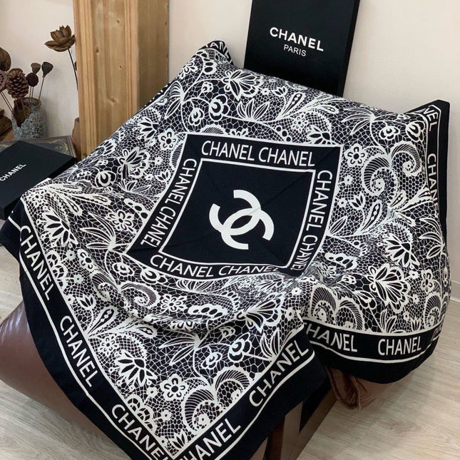 CHANEL 26S SCARF 135 IN CASHMERE AND SILK 306135