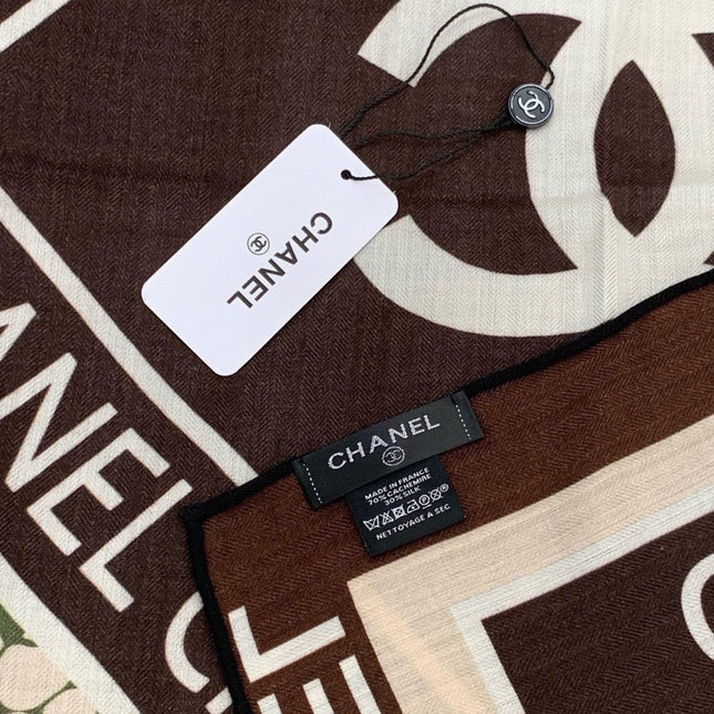 CHANEL 26S SCARF 135 IN CASHMERE AND SILK 306136