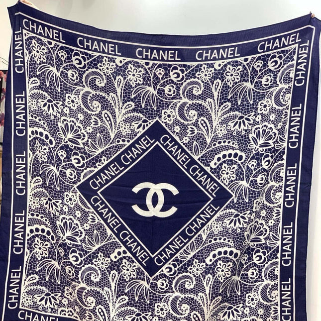 CHANEL 26S SCARF 135 IN CASHMERE AND SILK 306138