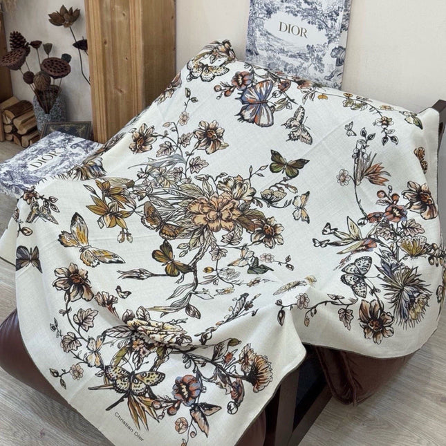 DIOR 26S SCARF 135CM IN CASHMERE SILK 309304