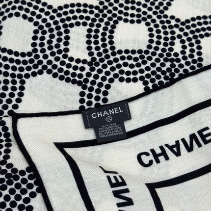 CHANEL 26S SCARF 135 IN CASHMERE AND SILK 309307