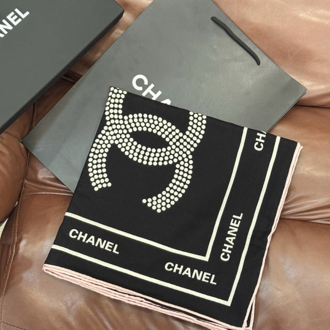 CHANEL 26S SCARF 135 IN CASHMERE AND SILK 309308