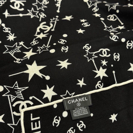 CHANEL 26S SCARF 135 IN CASHMERE AND SILK 309310