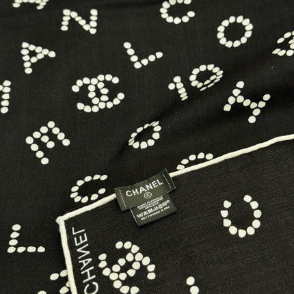 CHANEL 26S SCARF 135 IN CASHMERE AND SILK 309323