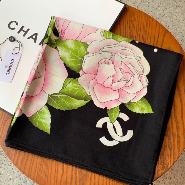 CHANEL 26S SCARF 140 IN CASHMERE AND SILK 309336