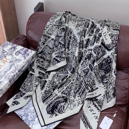 DIOR 26S SCARF 140CM IN SILK 309356