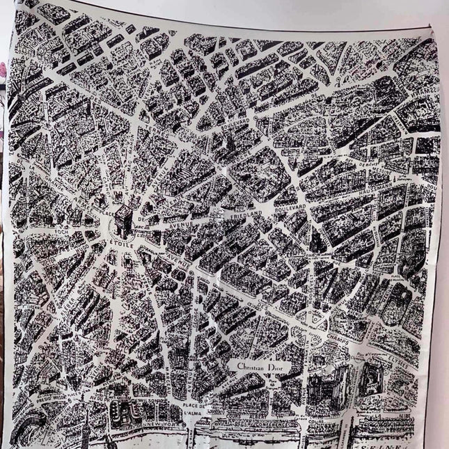 DIOR 26S SCARF 140CM IN SILK 309356