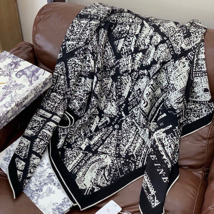 DIOR 26S SCARF 140CM IN SILK 309357