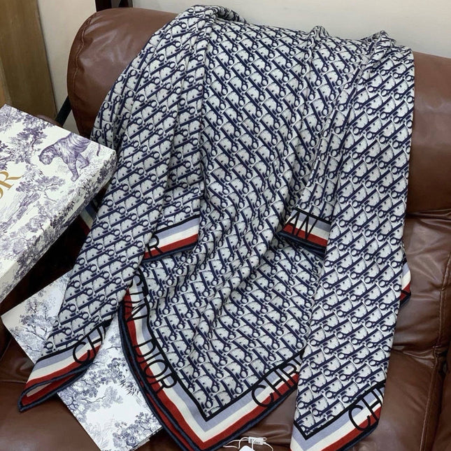 DIOR 26S SCARF 140CM IN CASHMERE SILK 311938