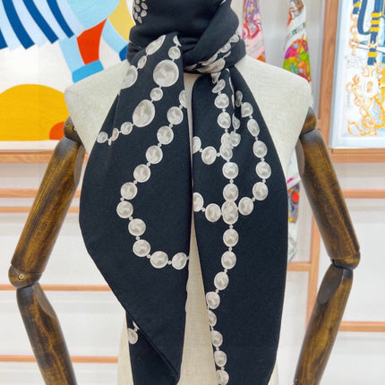CHANEL 26S SCARF 140 IN SILK 311964