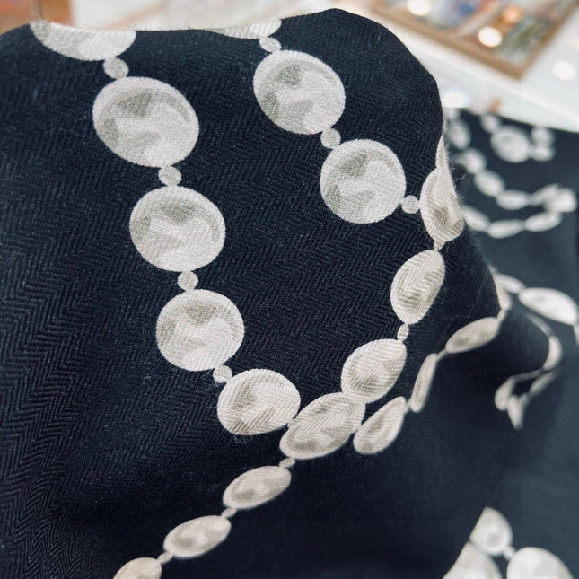 CHANEL 26S SCARF 140 IN SILK 311964