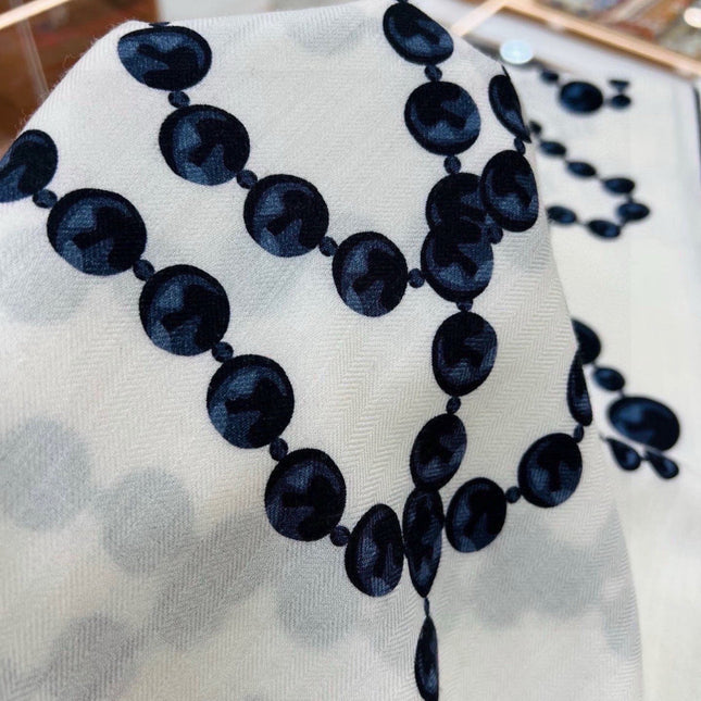 CHANEL 26S SCARF 140 IN SILK 311965
