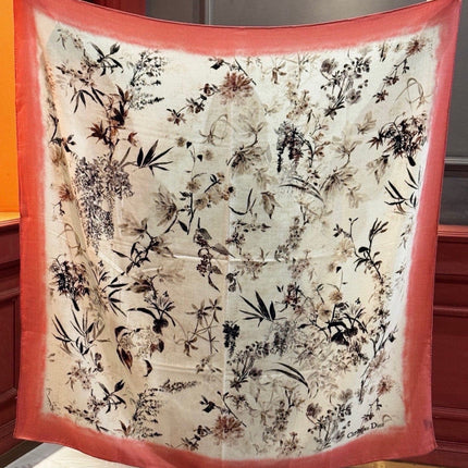 DIOR 26S SCARF 140CM IN CASHMERE SILK 311969