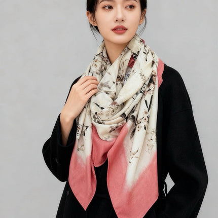 DIOR 26S SCARF 140CM IN CASHMERE SILK 311969