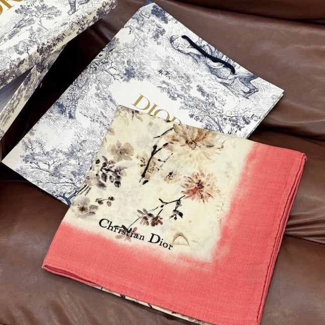 DIOR 26S SCARF 140CM IN CASHMERE SILK 311969