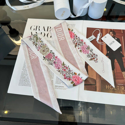 DIOR 26S SCARF 100CM IN SILK 280955