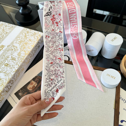 DIOR 26S SCARF 100CM IN SILK 280933