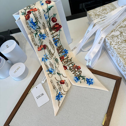 DIOR 26S SCARF 100CM IN SILK 295465