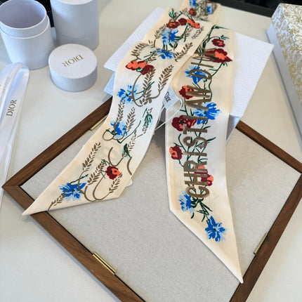 DIOR 26S SCARF 100CM IN SILK 295465