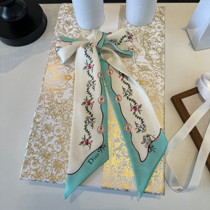 DIOR 26S SCARF 100CM IN SILK 280935