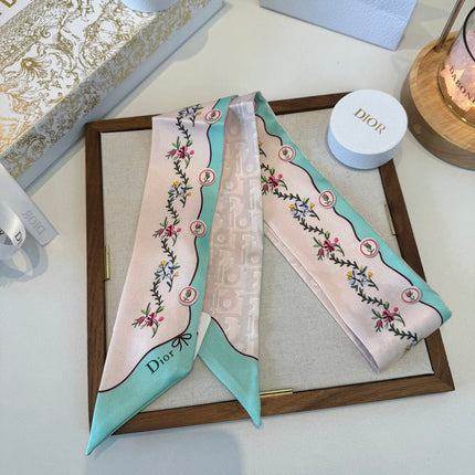 DIOR 26S SCARF 100CM IN SILK 280936
