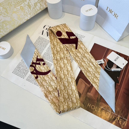DIOR 26S SCARF 100CM IN SILK 298025