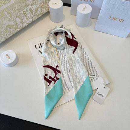 DIOR 26S SCARF 100CM IN SILK 298026