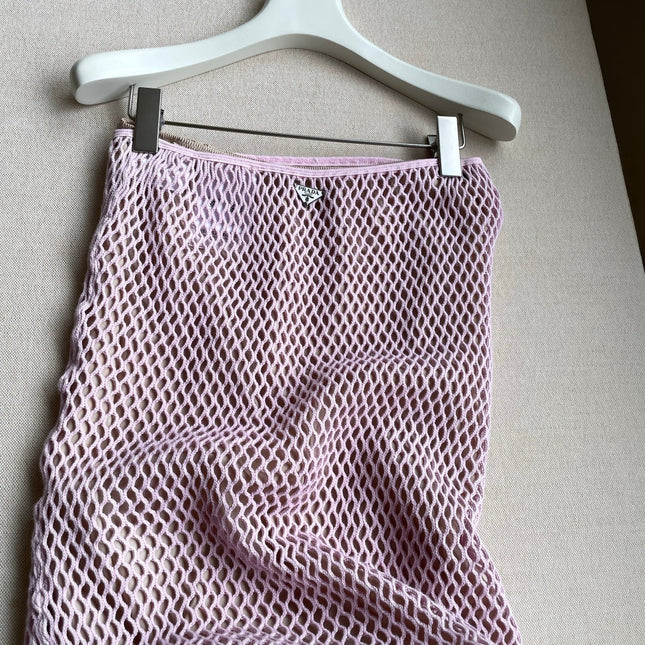 PRADA 26S MESH MIDI SKIRT STYLE 953