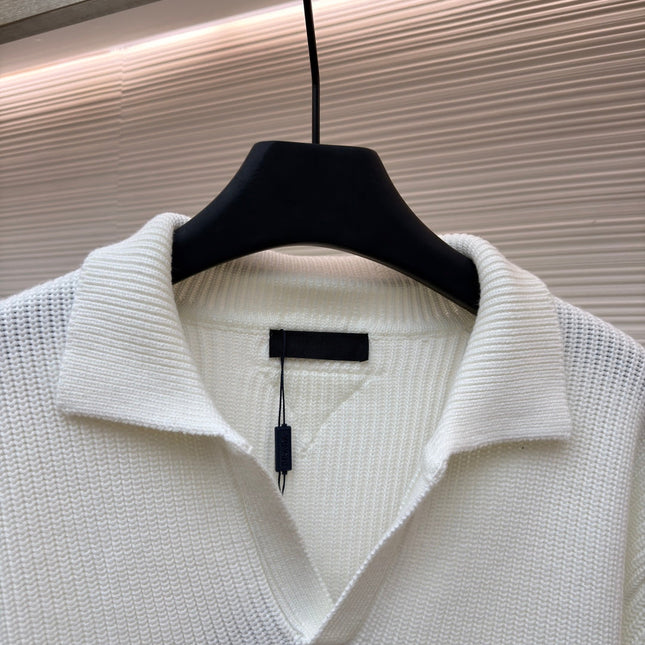 PRADA 25S POLO SWEATER 505
